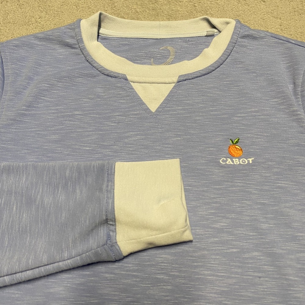 Zero Restriction Cabot Citrus Farms Sweatshirt Womens XS Pullover Golf Pockets